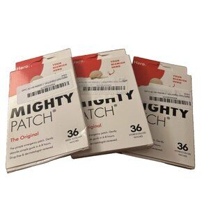Mighty Patch Pimple Patches 36ct x3 Boxes Hydrocolloid Acne New Spot Treatment